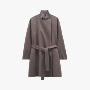 Oversized Wool Wrap Coat Jacket Calvin Klein